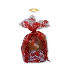 Cargar imagen en el visor de la galería, Comprar online cesta de metal ovalada para San Valentín - Sobaos Etelvina