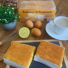 Cargar imagen en el visor de la galería, Comprar sobaos pasiegos grandes 6 unidades en Vega Pas, Cantabria. Envíos a Madrid.