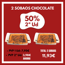 Cargar imagen en el visor de la galería, Promoción segunda unidad al 50 por ciento en sobaos de pepitas de chocolate de Etelvina