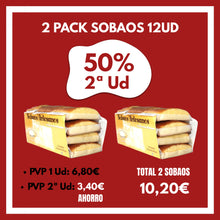 Cargar imagen en el visor de la galería, Promoción de sobaos pasiegos artesanales Etelvina elaborados en los Valles Pasiegos