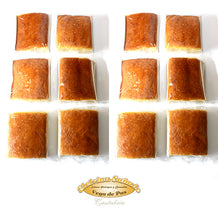 Cargar imagen en el visor de la galería, Sobaos pasiegos artesanales de 12 unidades con envoltorio individual, 600 gramos de Etelvina, Cantabria.