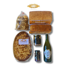 Cargar imagen en el visor de la galería, Pack gastronómico Sabores de Cantabria con sobaos pasiegos, quesada pasiega, anchoas y bonito de Santoña y sidra natural cántabra.
