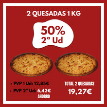 Cargar imagen en el visor de la galería, Rebajas de enero: segunda unidad al 50 por ciento de quesada pasiega Etelvina
