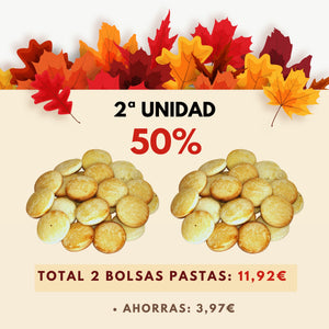 1-Pastas Pasiegas Artesanas 100% Mantequilla - 500 gr