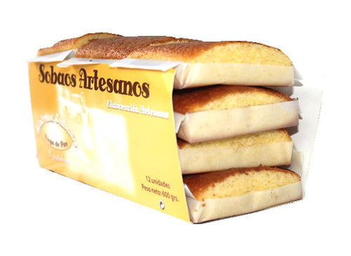 Los mejores sobaos pasiegos de Cantabria. 12 Sobaos Pasiegos Medianos 12 unidades - 600 gramos - Sobaos Pasiegos Etelvina Sañudo